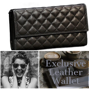 DESIGNER CLUTCH WALLET NOT MADE IN CHINA Lamb